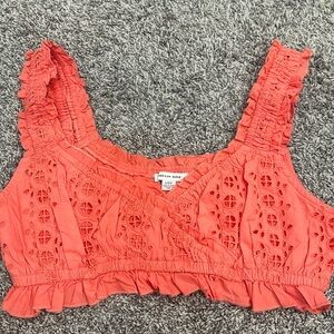 Crochet style crop top